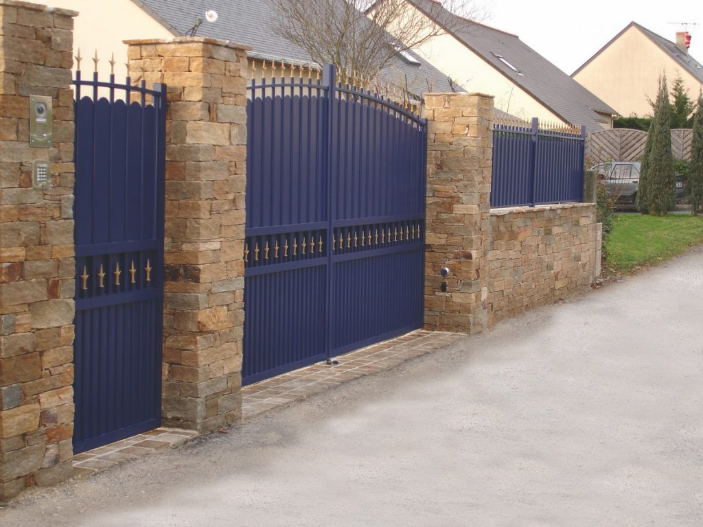 Portail sur mesure — photo de réalisation client