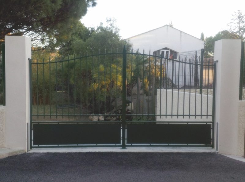 Portail acier pose gentilly val de marne ile de france