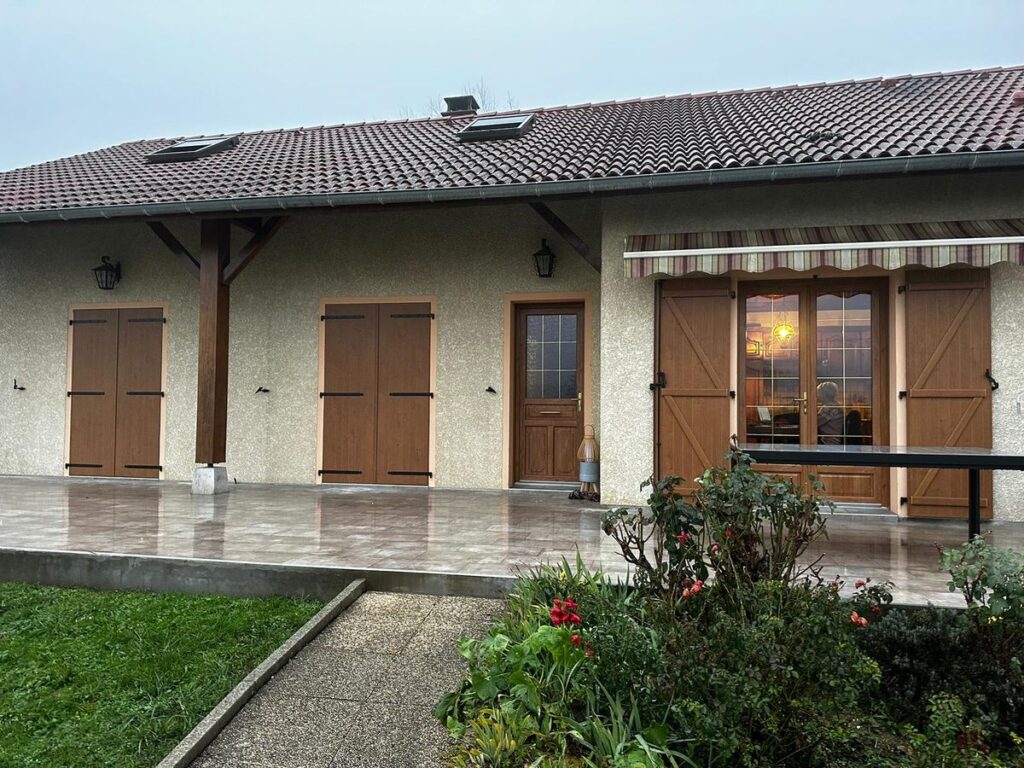 Volets battants aluminium sur mesure — photo de réalisation client n°6