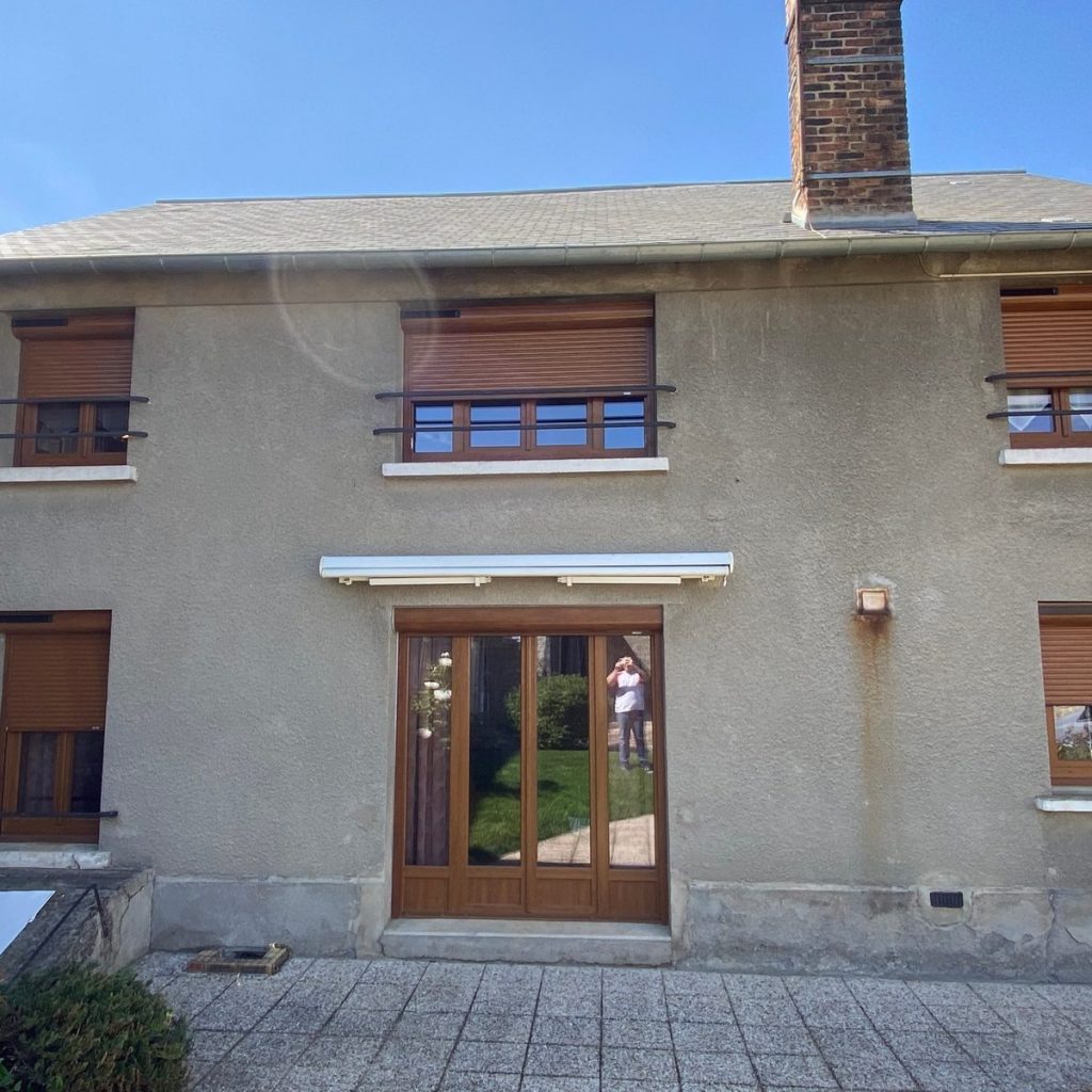 Volet roulant coffre solaire pose renovation sur mesure